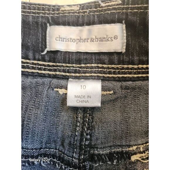 R5 Christopher and Banks denim mini skirt - Picture 4 of 6